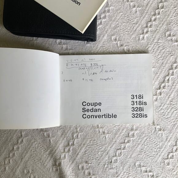 1997 BMW 3 Series Owners Manual Original with Leather Case and Extras OEM - Picture 4 of 8